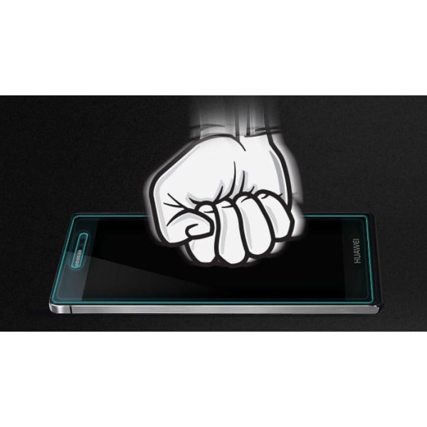 Displayskydd (Tempererat Glas) Huawei Ascend P7 Transparent