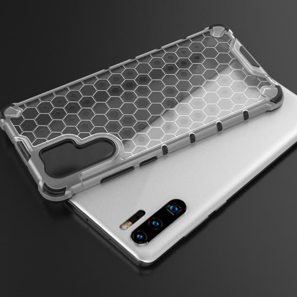 Bofink Honeycomb Huawei P30 Pro deksel - Hvit White