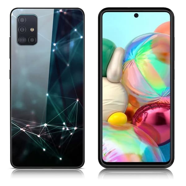 Fantasy Samsung Galaxy A71 deksel - Science Fountain Green