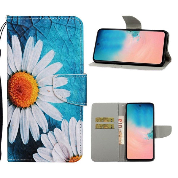 Wonderland Samsung Galaxy Note 20 Flip Etui - Marguerite Blomst White