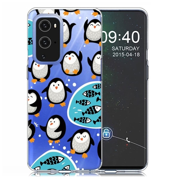Deco OnePlus 9 Pro Etui - Pingvin Multicolor