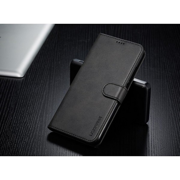LC.Imeeke läder Xiaomi Redmi Note 7 fodral - Svart Svart