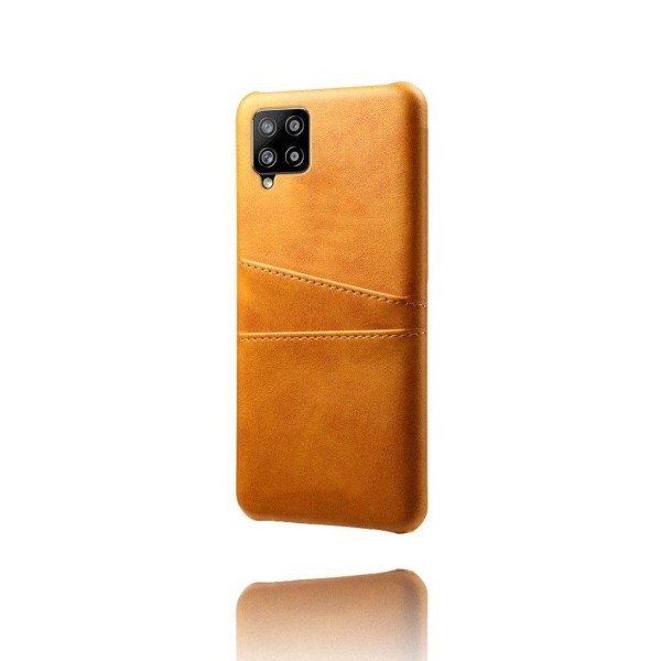 Samsung Galaxy A42 5G skal med korthållare - Orange Orange