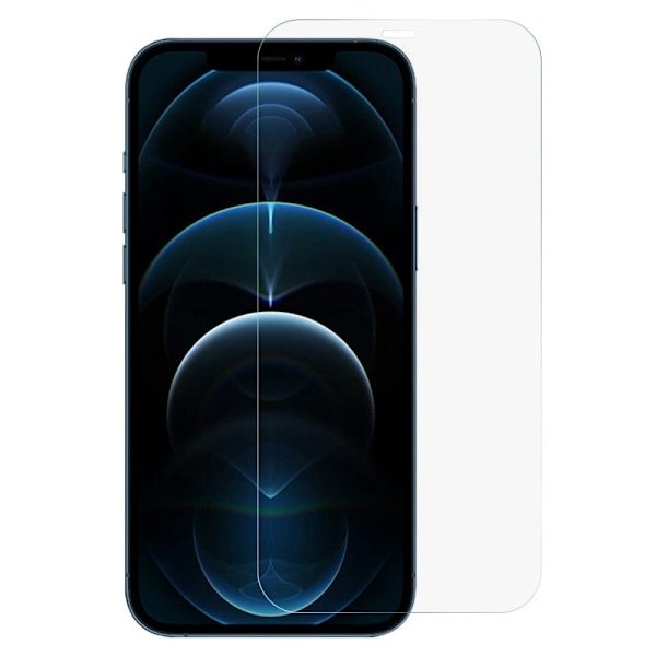Amorus Arch Edge Härdat Glas Skärmskydd till iPhone 12 / 12 Pro Transparent