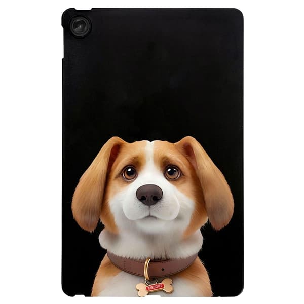 Lenovo Tab M10 Plus (3:e generationen) Fodral Mönsterutskrift Smal Flexibel Tablet Skyddsfodral - Harrier Beagle Brun