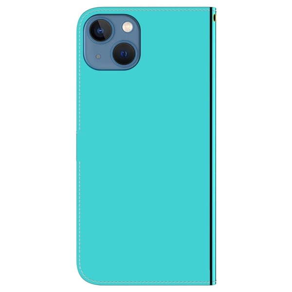 Mirror iPhone 15 Plus Flippetui - Cyan Green