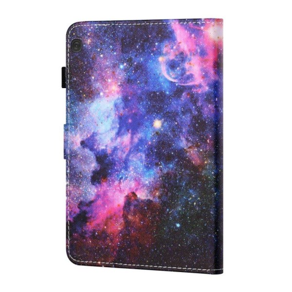Lenovo Tab M10 cool pattern leather flip case - The Milky Way multifärg