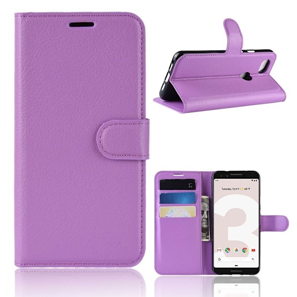 Classic Google Pixel 3a flip etui - Purple Purple