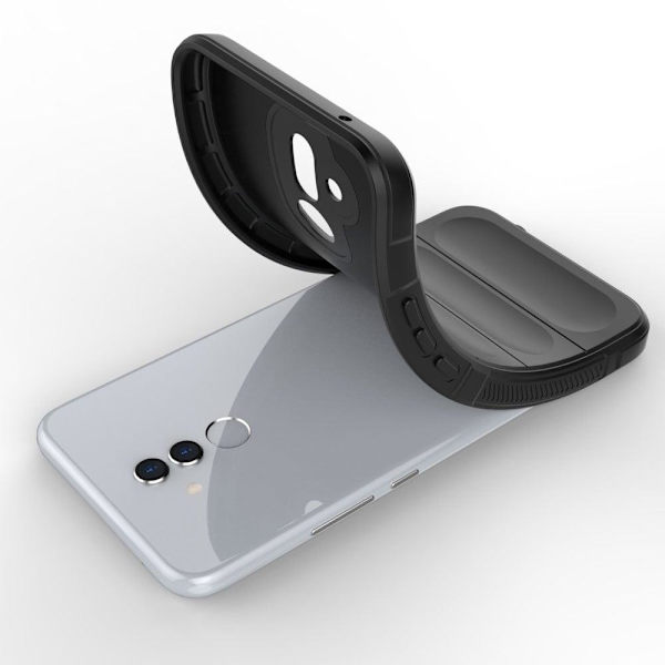 Mjukt greppformat Huawei Mate 20 Lite skal - Blå Blå