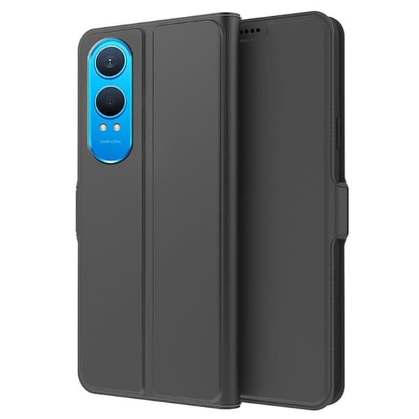 Glatt og tynt premium PU-skinnetui for OnePlus Nord CE4 - Svart Black