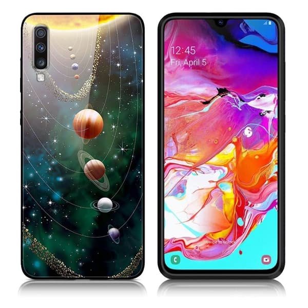 Fantasy Samsung Galaxy A70 skal - Planeter multifärg