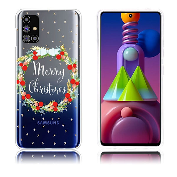 Juleveske til Samsung Galaxy M51 - Julekrans Multicolor