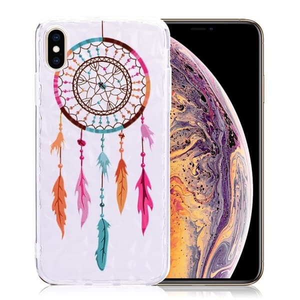 iPhone 9 Plus mobilskal silikon stötdämpande mönstermotiv - Enhörning multifärg