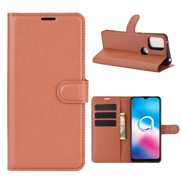 Classic Alcatel 3x (2020) Flippetui - Brun Brown