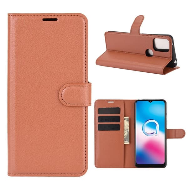 Classic Alcatel 3X (2020) fodral - Brun Brun