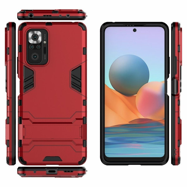 Cool Guard case - Xiaomi Redmi Note 10 Pro - Rød Red
