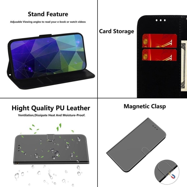 Mirror Samsung Galaxy S23 Plus fodral - Svart Svart