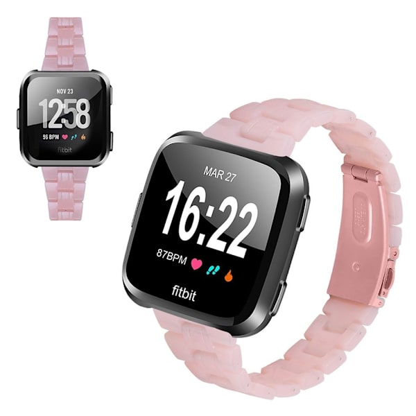 Fitbit Versa 2 / Versa Lite harpiksarmbånd - Rosa Pink