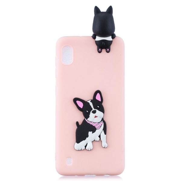 Cute 3D Samsung Galaxy A10 / Samsung Galaxy M10 skal - Rosa Rosa