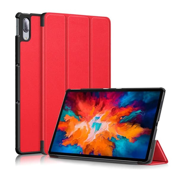 Lenovo Tab P11 Pro tri-fold læderetui - Rød Red