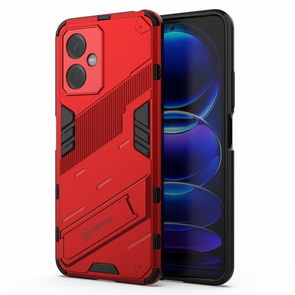 Stöttåligt Xiaomi Redmi Note 12 hybridskal - Röd Röd