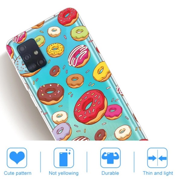 Deco Samsung Galaxy A31 kuoret - keksit Multicolor