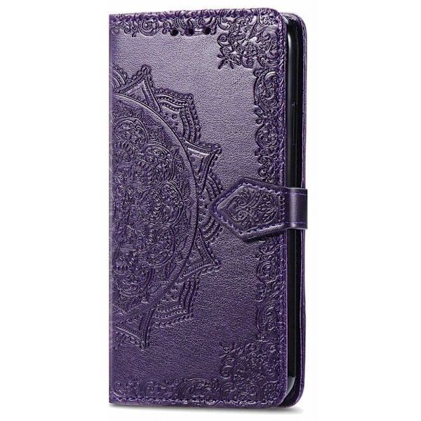 Mandala läder Nothing Phone (1) fodral - Lila Lila