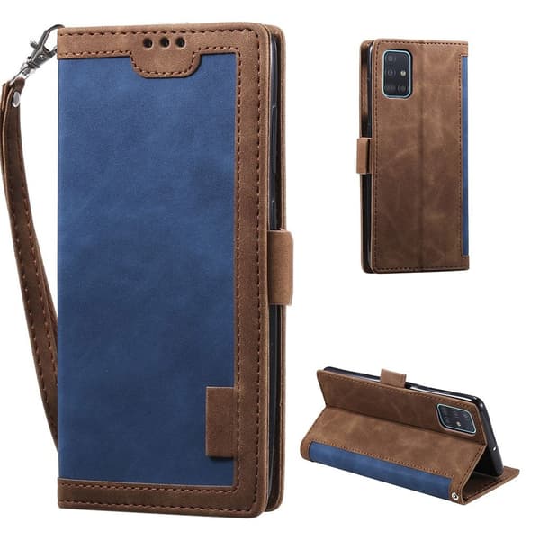 Surburbian Samsung Galaxy A02s Flip etui - Blå Blue