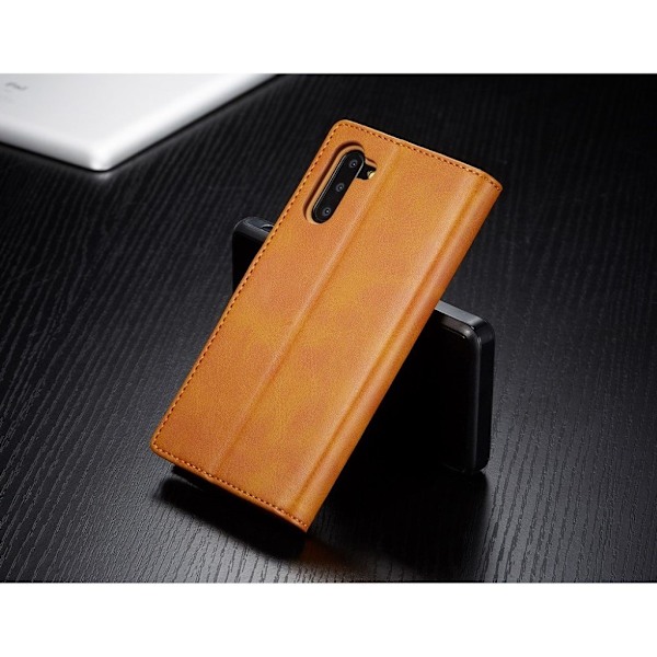 LC.IMEEKE Samsung Galaxy Note 10 flip etui - Brun Brown