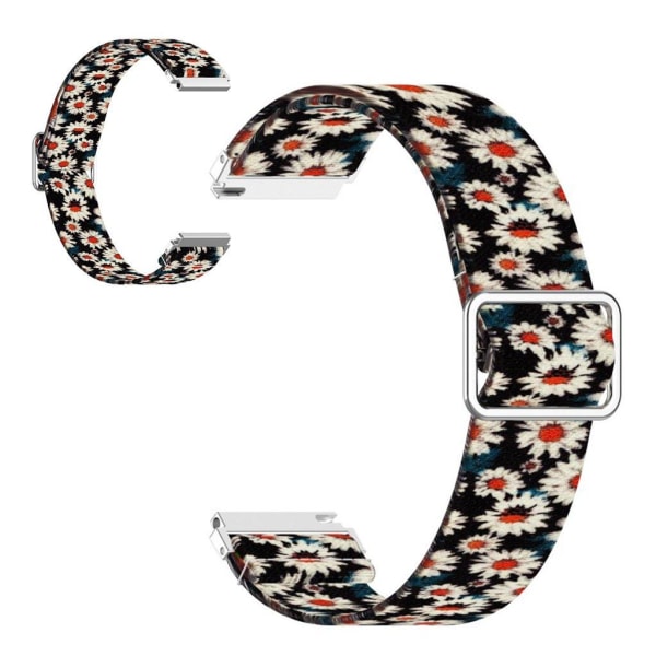 20mm Universal pattern printing nylon watch band - Chrysanthemum multifärg