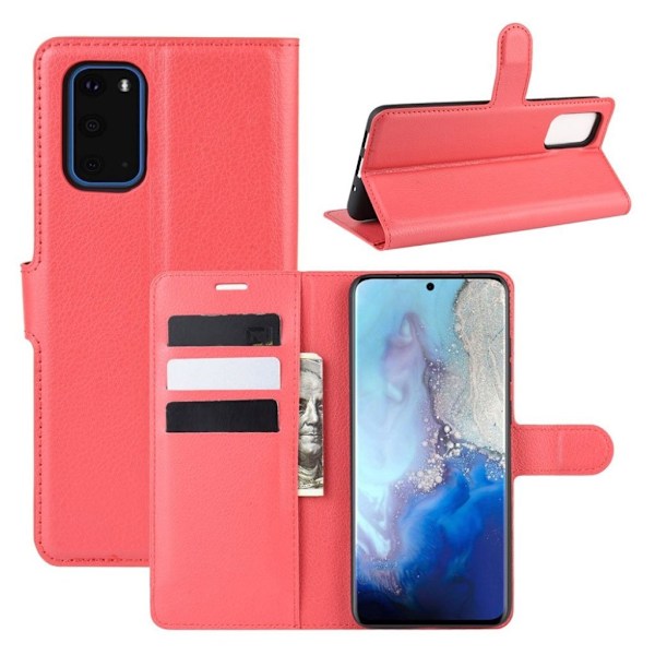 Classic Samsung Galaxy S20 flip etui - Rød Red