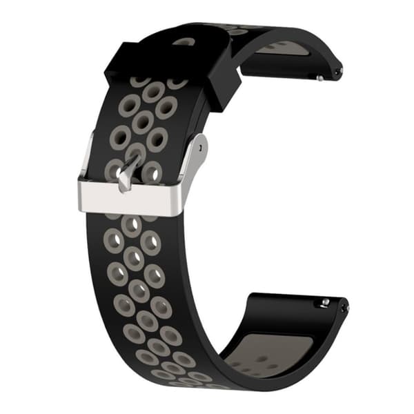 Samsung Galaxy Watch Active to-farvet holdbar Urrem - Sort / Grå Black