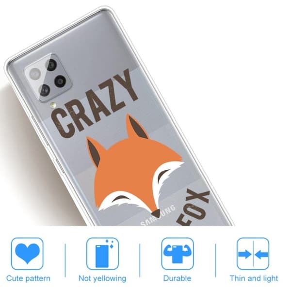 Deco Samsung Galaxy A42 5G skal - Räv Brun