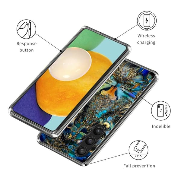 Deco Samsung Galaxy S24 Plus kotelot - Tiikerin Katse Blue