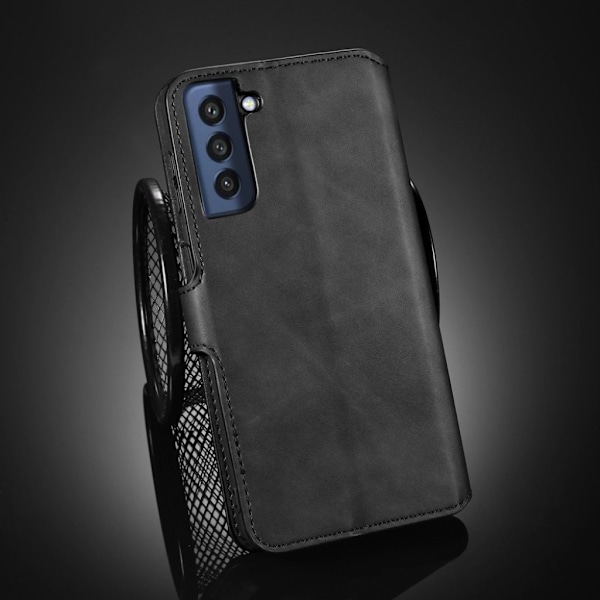 DG.Ming Samsung Galaxy S21 FE Retro kotelo - musta Black