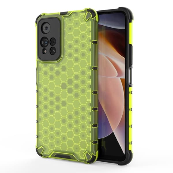 Bofink Honeycomb Xiaomi Redmi Note 11 Pro 5G / 11 Pro Plus 5g Etui - Grønn Green