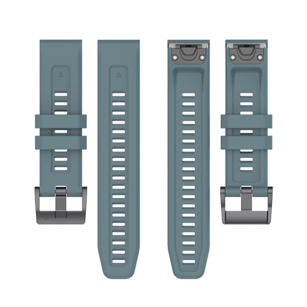 Garmin Fenix 7X / 7X Solar / Tactix 7 silikonikellon hihna - Laivastonsininen Blue