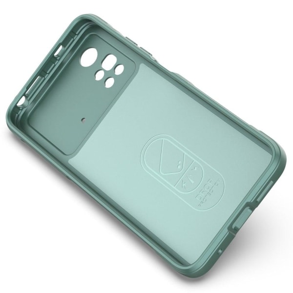 Mjukt greppformat Xiaomi Poco M4 Pro skal - Grön Grön