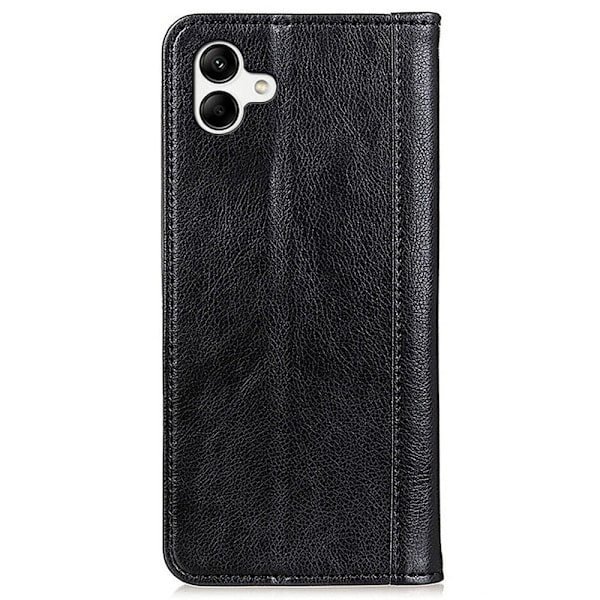 Aito nahkakotelo magneettisuljuksella Samsung Galaxy A04 - Musta Black