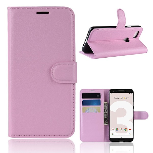 Classic Google Pixel 3a flip etui - Pink Pink