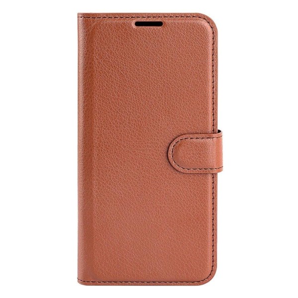 Classic Motorola Edge 30 flip kuoret - Ruskea Brown