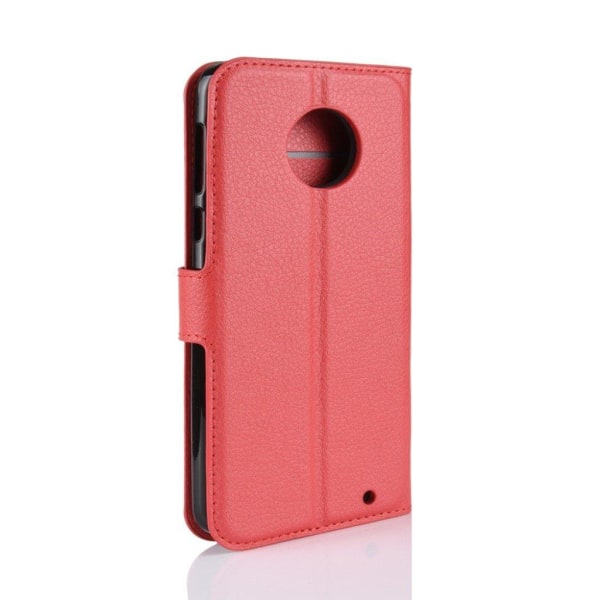 Motorola Moto G6 Plus mobilfodral PU läder plånbok stående posit Röd 8dfa |  Red | Imitationsläder | Fyndiq
