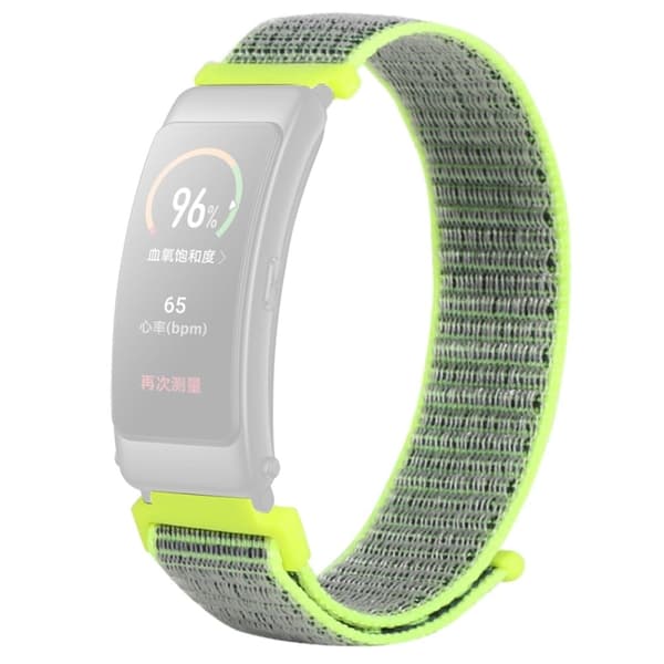 Huawei Band 6 / 3 nylon urrem - Lysende Gul Yellow
