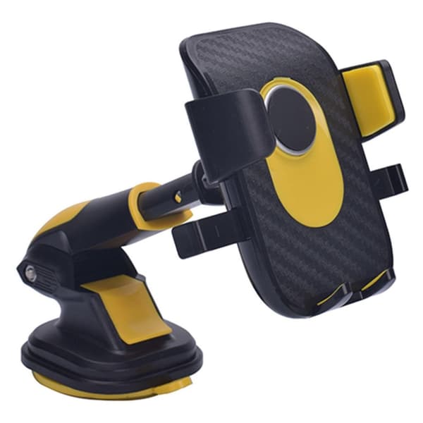 Universal 360-udtrækkelig telefonholder - Gul Yellow