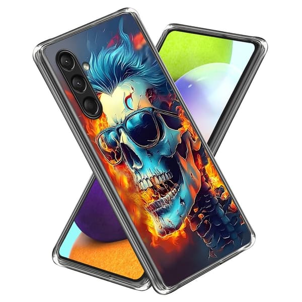 Vibe Samsung Galaxy A26 cover - Flammeskalle Multicolor