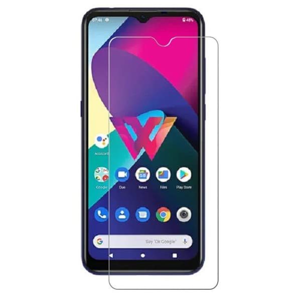 0.3mm härdat glas LG W31 skärmskydd Transparent