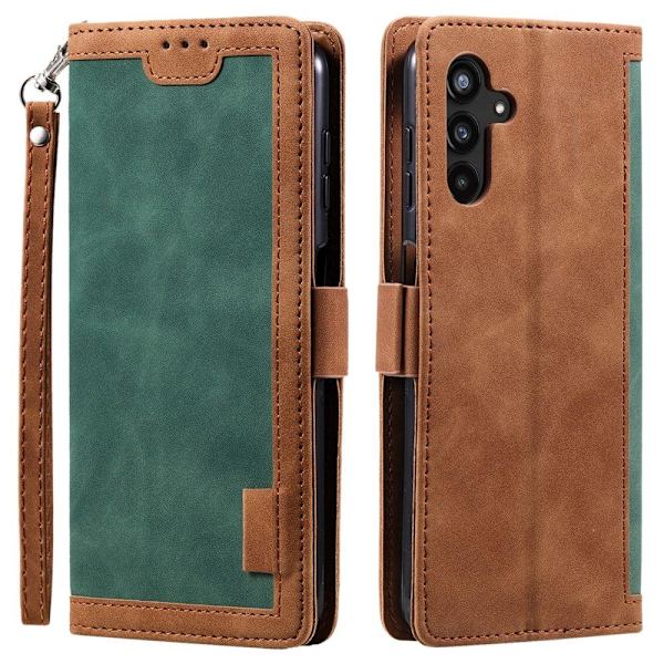 Suburbian läder Samsung Galaxy A34 5G fodral - Grön Grön