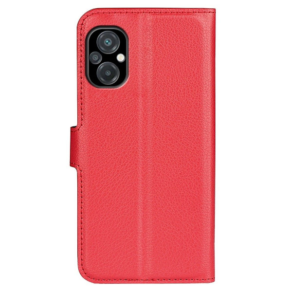 Klassisk Xiaomi Poco M5 Flip Etui - Rød Red