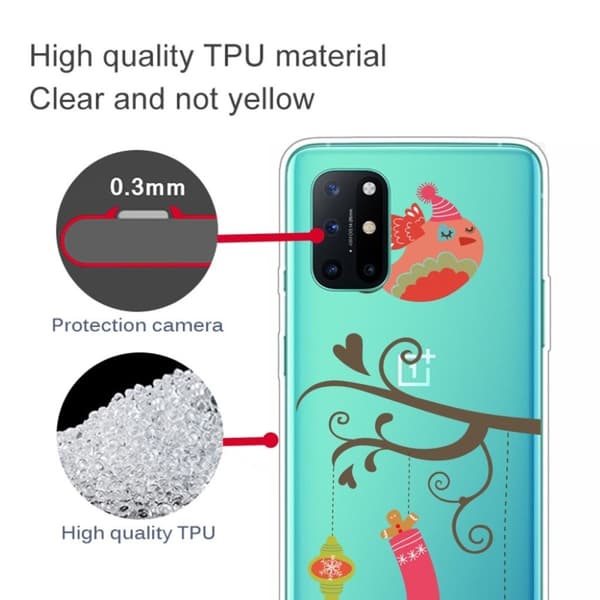 Juleveske til OnePlus 8T - Julesokk Red