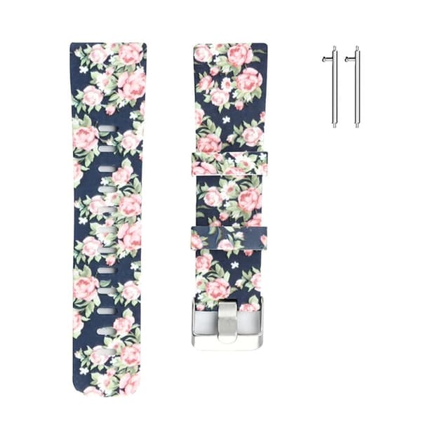 Ticwatch GTX / Pro mønster silikonklokkerem - Rosa Blomster Multicolor
